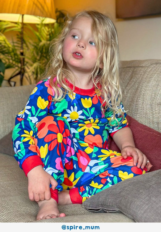 Organic Bold Floral Print Pyjamas
