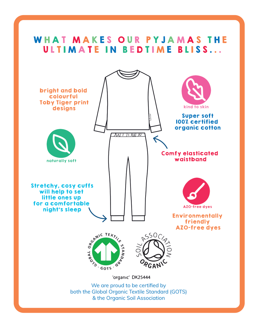 Organic Horse Print Pyjamas
