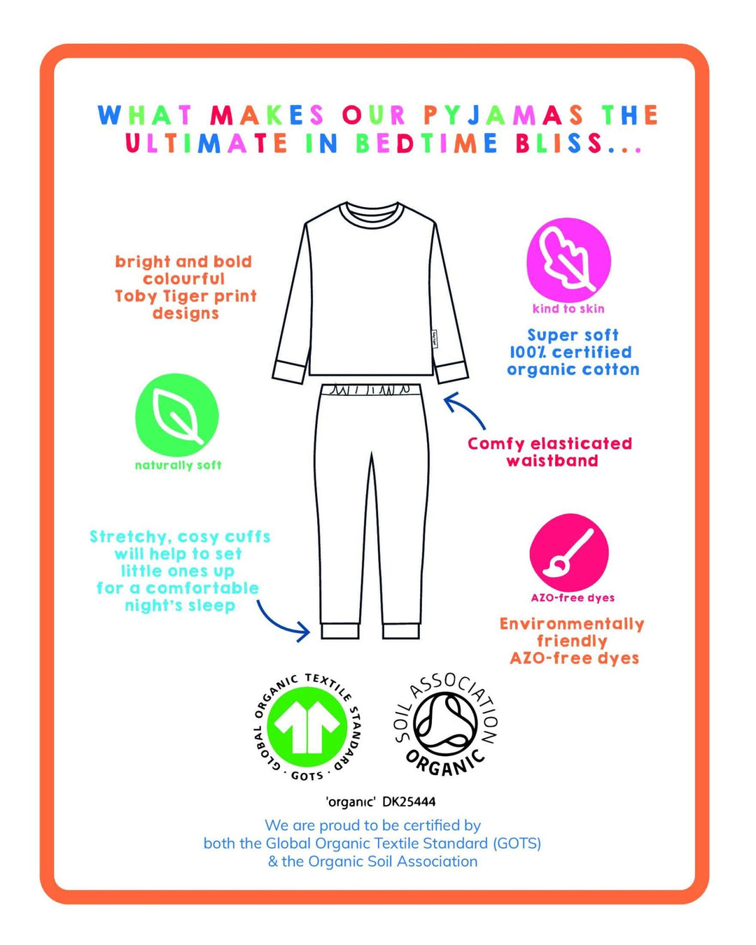 Organic Transport Print Pyjamas