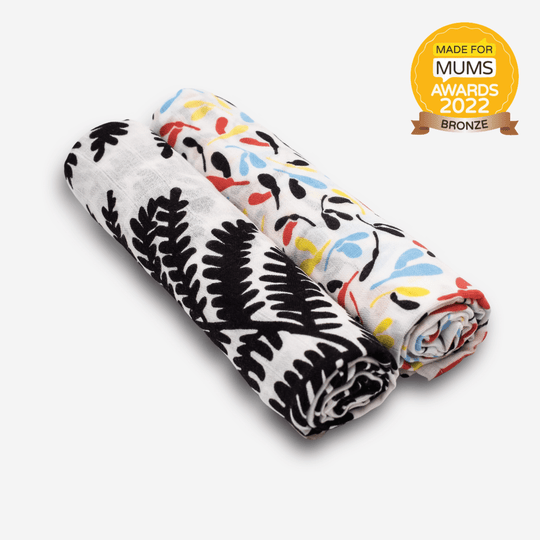 2-Pack Muslins - Plant Print