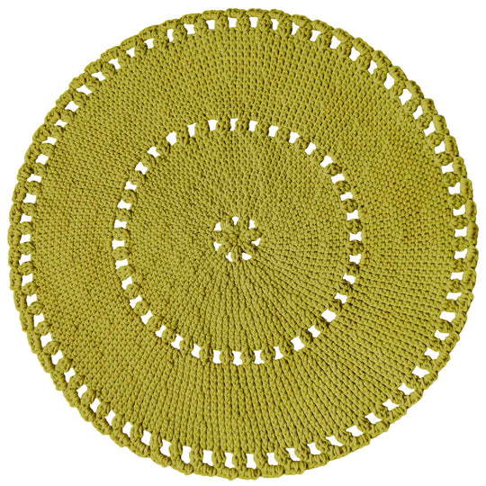 Crochet Boho Rug | Golden Kiwi