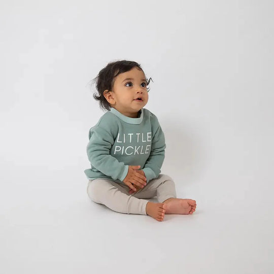 Little Pickle Sage Sweatshirt