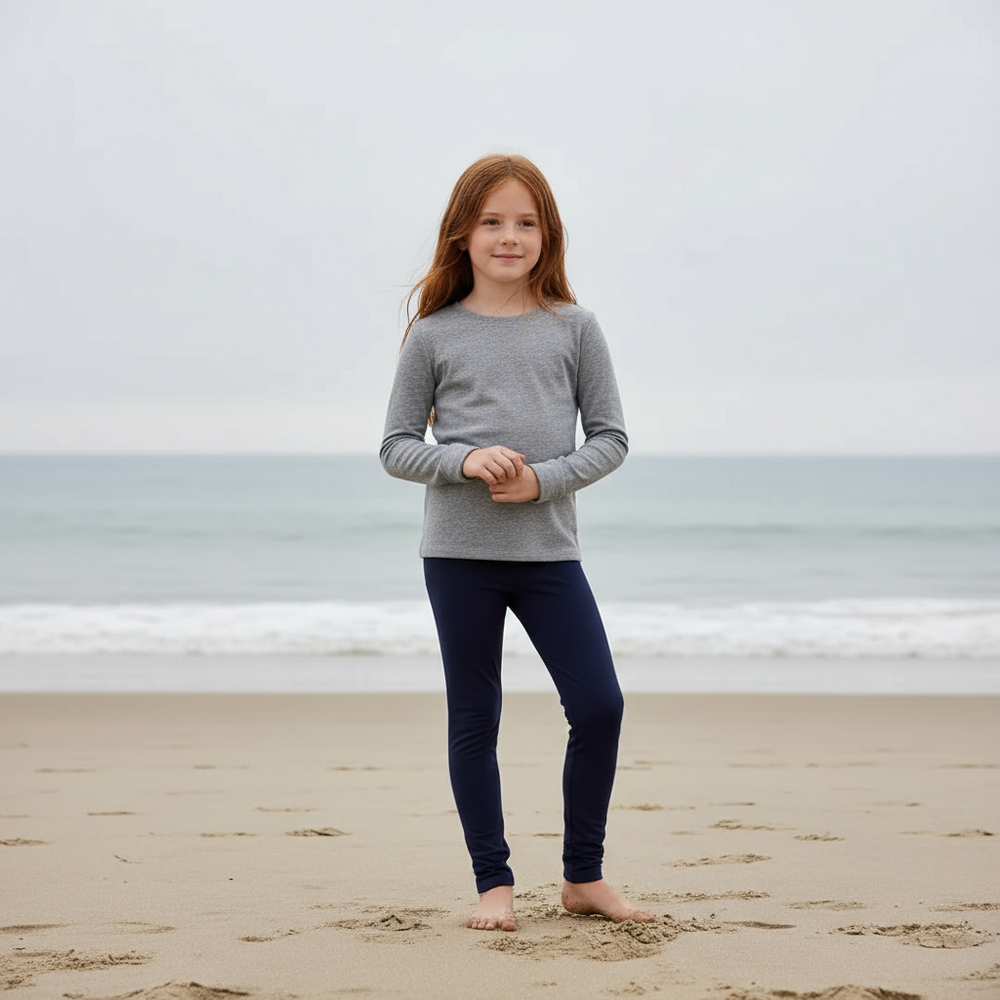 ScandiBugs Own Label Organic Leggings - Deep Sea Navy