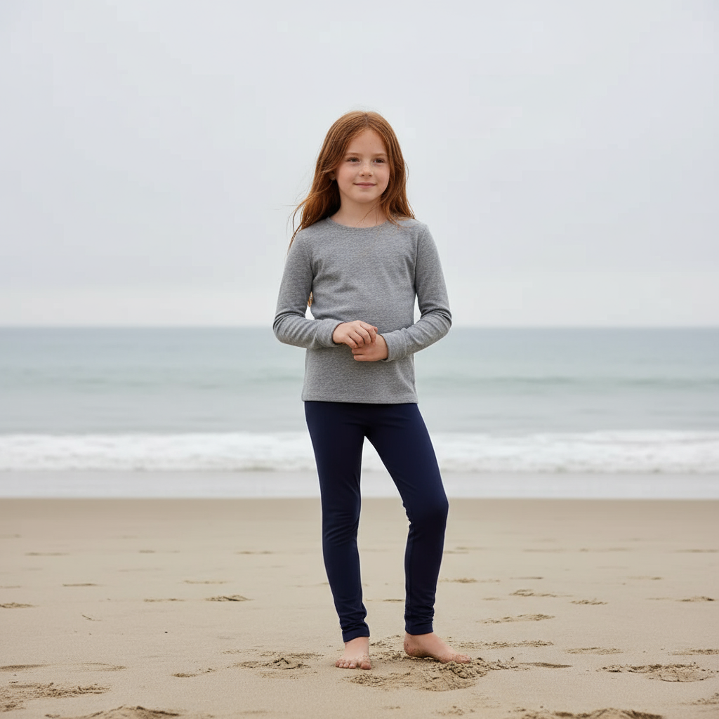 ScandiBugs Own Label Organic Leggings - Deep Sea Navy