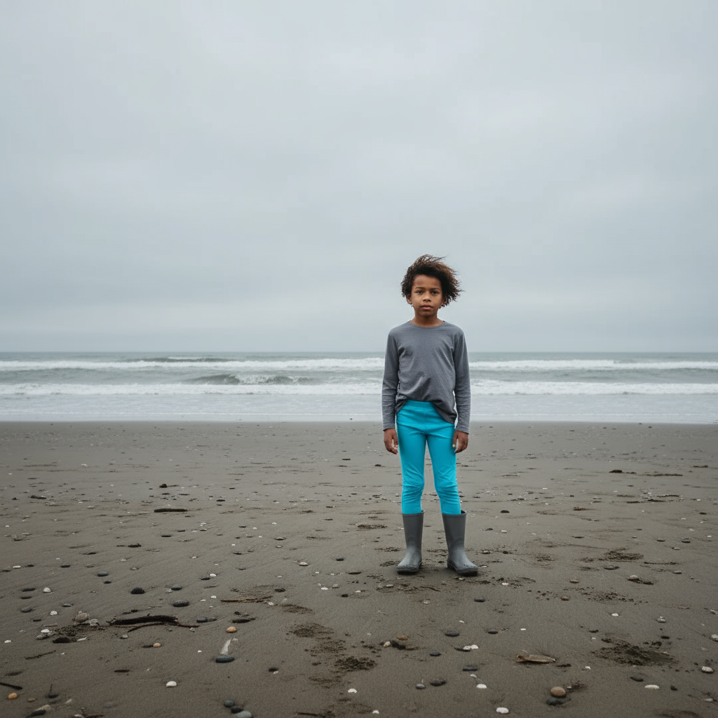 ScandiBugs Own Label Organic Leggings - Tempting Turquoise