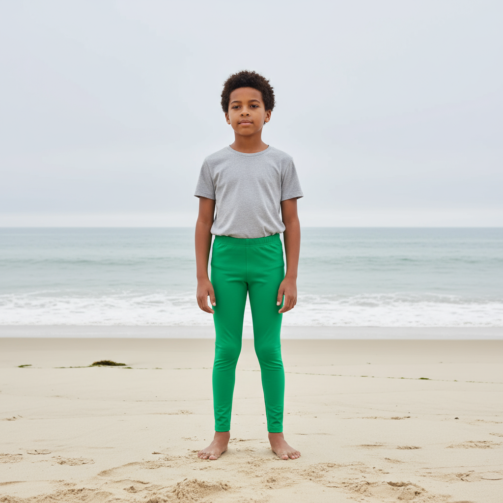 ScandiBugs Own Label Organic Leggings - Tropical Green