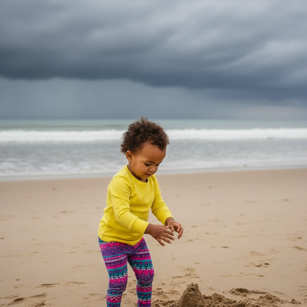 Yellow long-sleeve shirt on a light yellow background