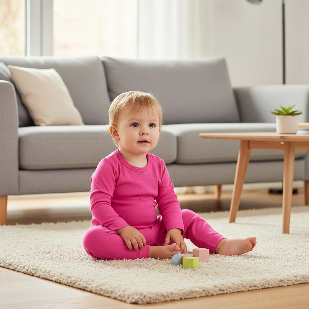 ScandiBugs Own Label Organic Long Sleeve Vest - Bubblegum Pink