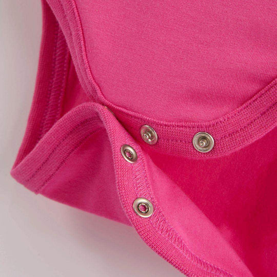 ScandiBugs Own Label Organic Long Sleeve Vest - Bubblegum Pink