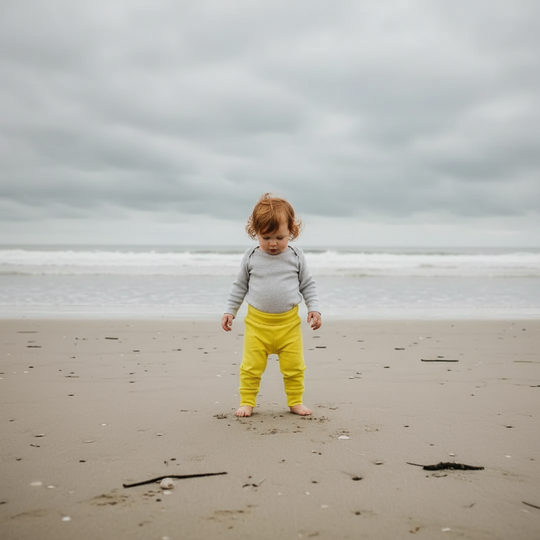 ScandiBugs Own Label Organic Yoga Pants - Sunshine Yellow