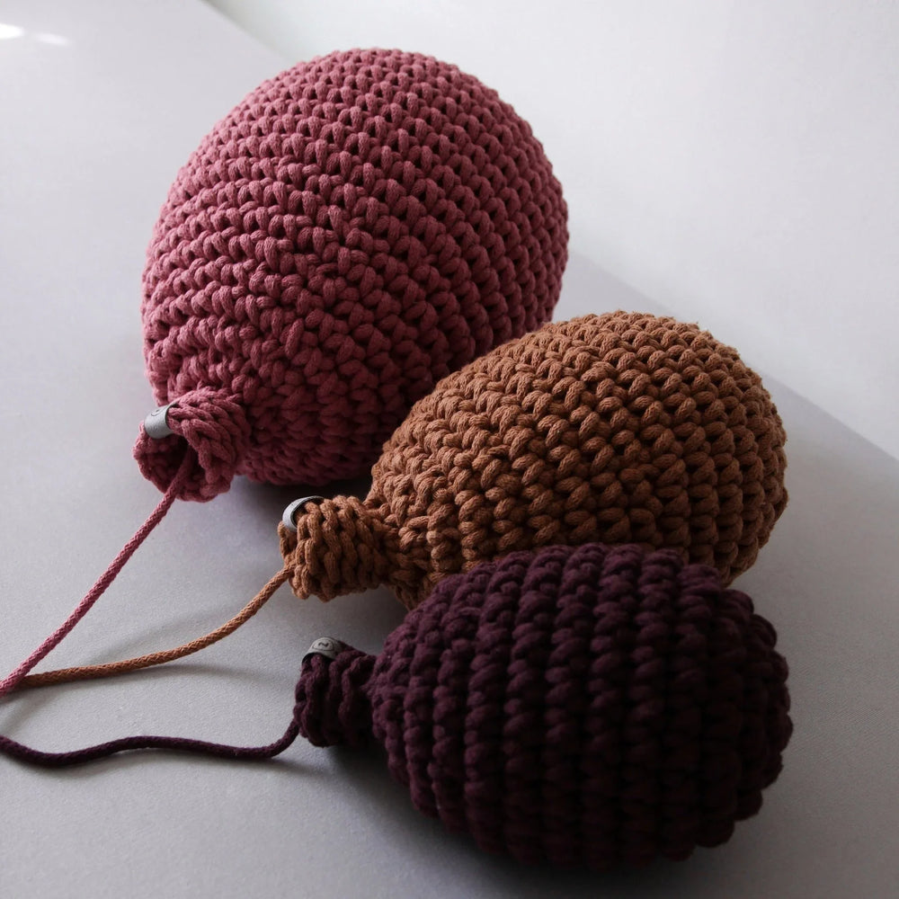 Aubergine Handmade Crochet Balloon