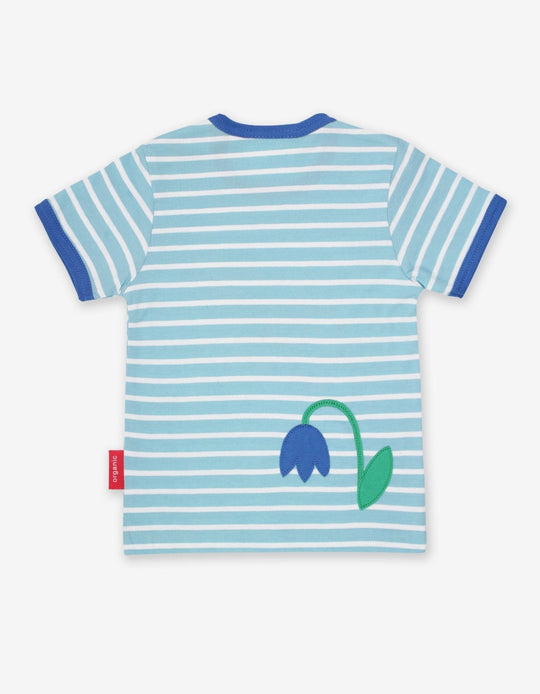 Organic Ladybird Applique Short-Sleeved T-Shirt
