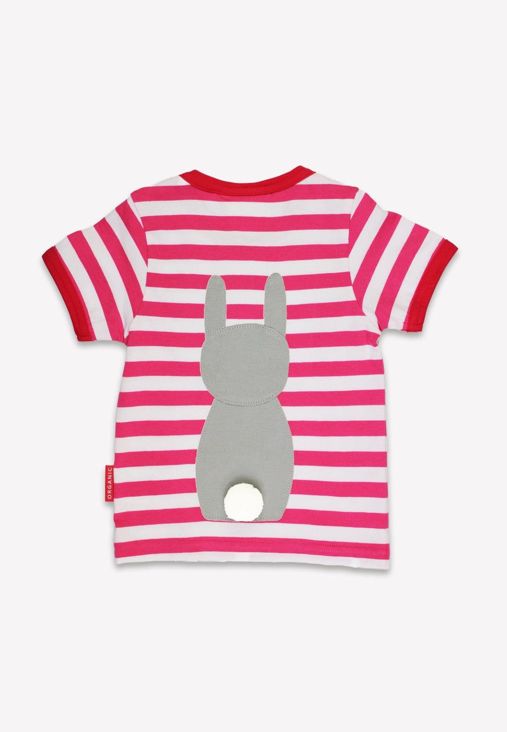 Organic Bunny Applique Short-Sleeved T-Shirt