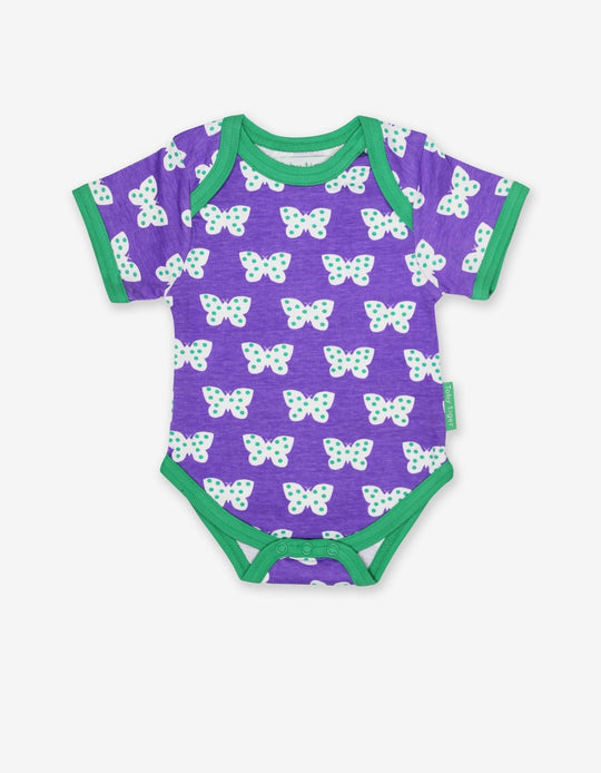 Organic Butterfly Print 2-Pack Bodysuit