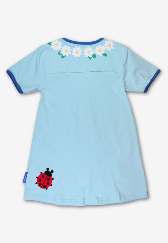 Organic English Garden Applique T-Shirt Dress