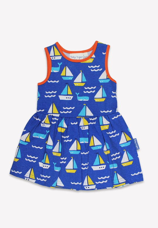 Organic St Ives Print Summer Dress