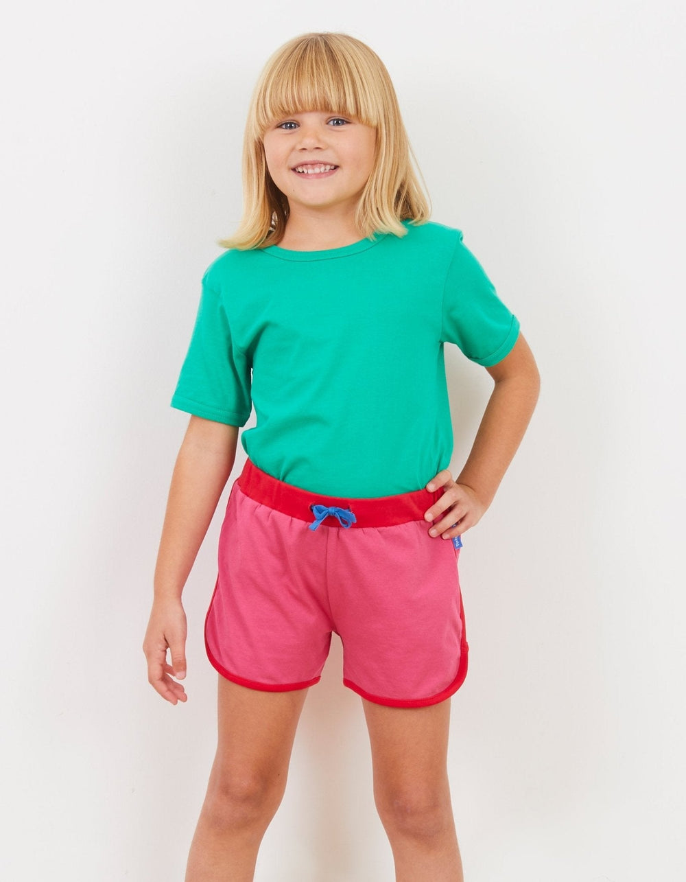 Organic Green Basic Short-Sleeved T-Shirt