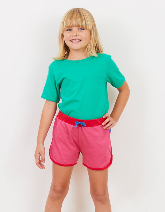 Organic Green Basic Short-Sleeved T-Shirt