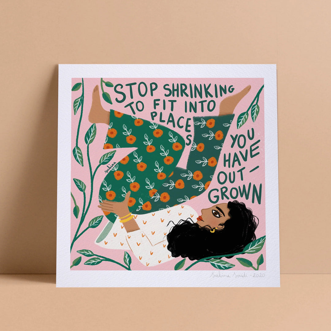 Sakina Art Print | Stop Shrinking