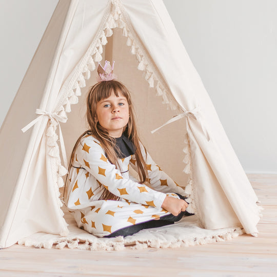 Boho Kid’s Teepee With Tassels