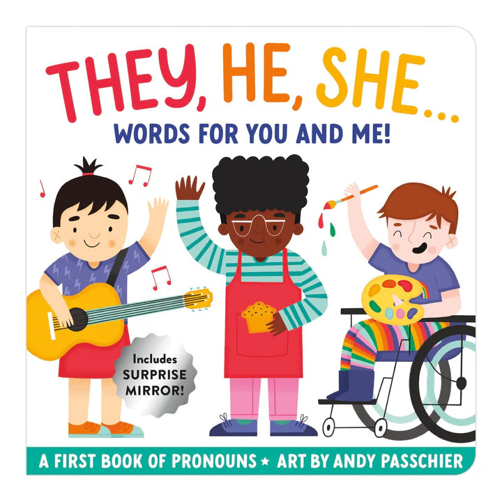 They, He, She... Words For You And Me! Board Book