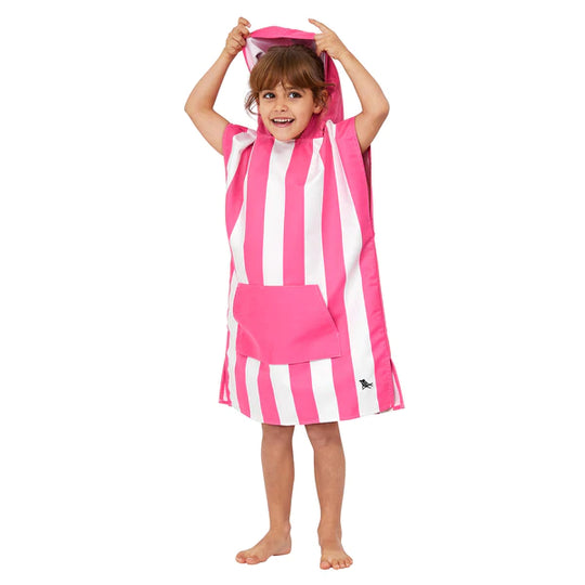 Dock and Bay Quick Dry Poncho | Phi Phi Pink (Kids)