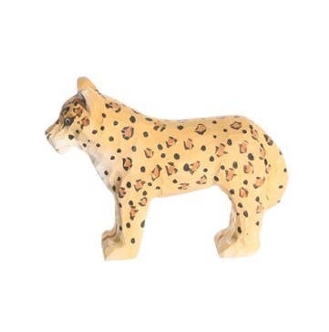 Hand Carved Wooden Animal | Leopard - Moo Like a Monkey