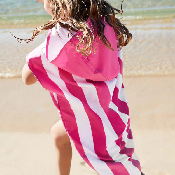 Dock and Bay Quick Dry Poncho | Phi Phi Pink (Kids) - Moo Like a Monkey