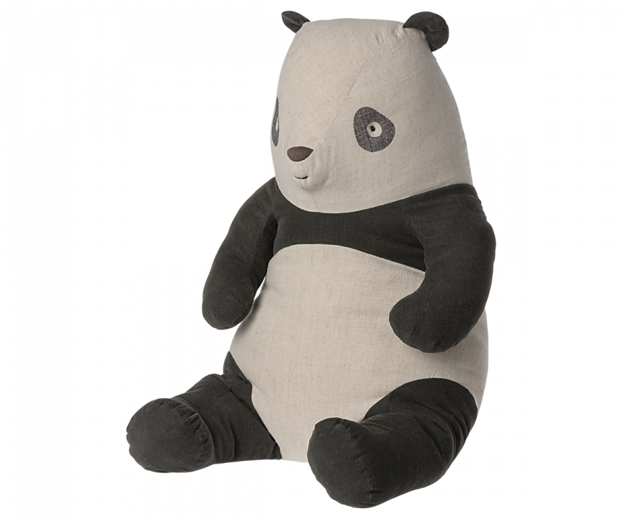 Maileg | Linen Panda - Large - Moo Like a Monkey
