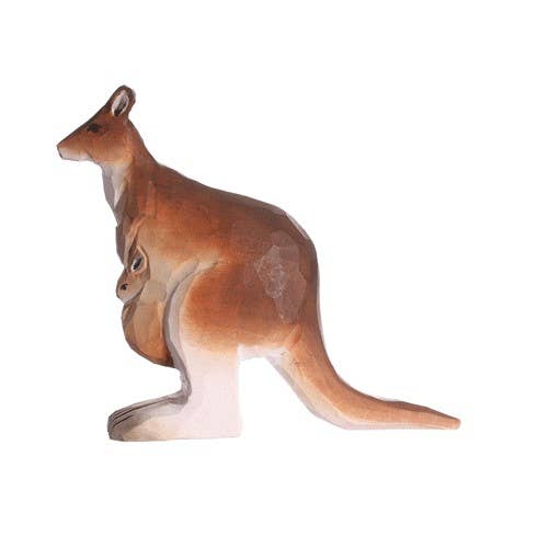 Hand Carved Wooden Animal | Kangaroo