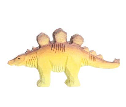 Hand Carved Wooden Animal | Stegosaurus Dinosaur