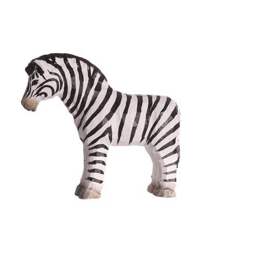 Hand Carved Wooden Animal | Zebra