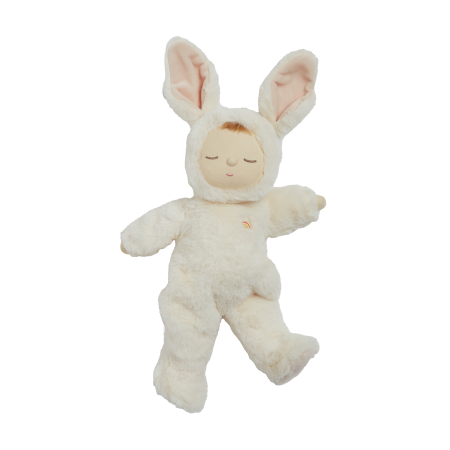 Cozy Dozy Dinkum Doll | Bunny Moppet (Soft Beige) - Moo Like a Monkey