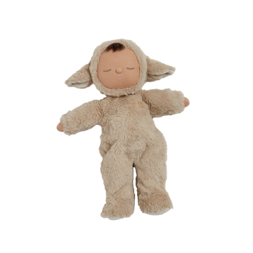 Cozy Dozy Dinkum Doll | Lamby Pip (Warm Grey)