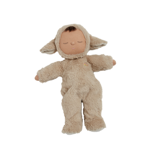 Cozy Dozy Dinkum Doll | Lamby Pip (Warm Grey)