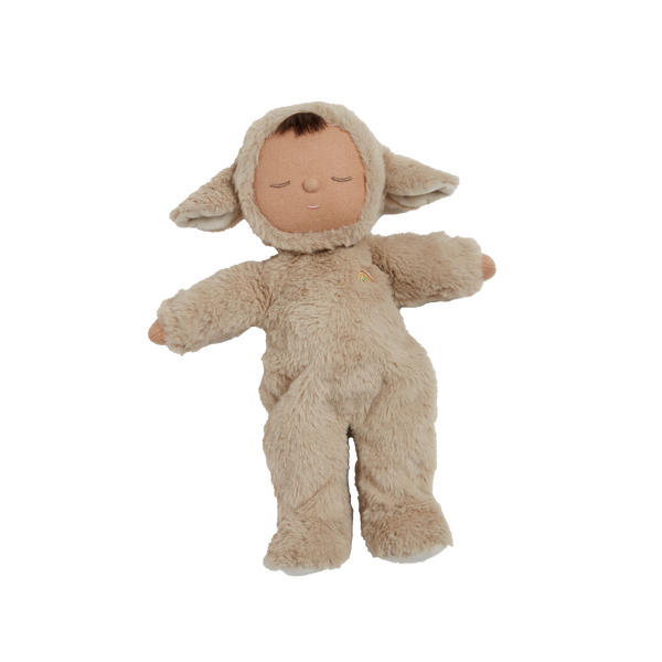 Cozy Dozy Dinkum Doll | Lamby Pip (Warm Grey)