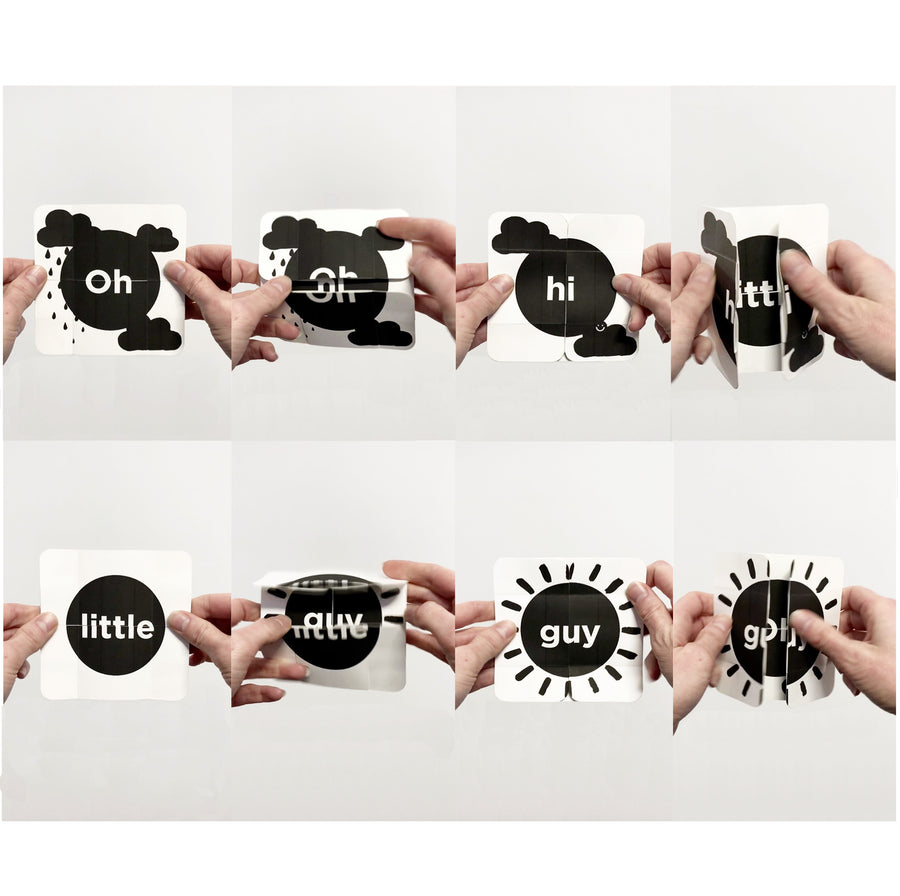 FLIPT New Baby Motion Cards - Moo Like a Monkey