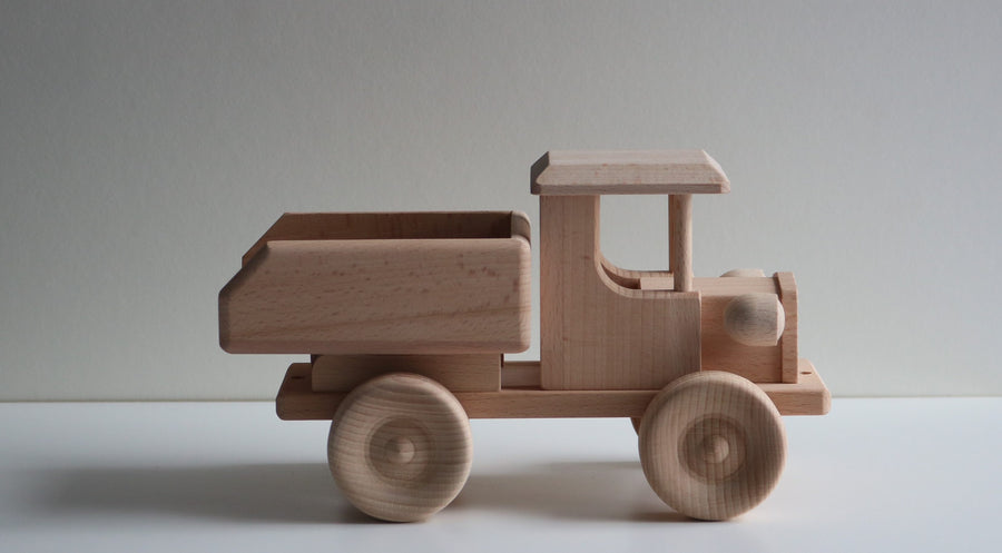 Handmade Wooden Vehicles | Medium Wooden Tipper Truck - Moo Like a Monkey
