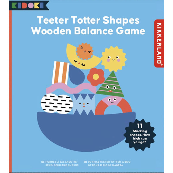 Teeter Totter Shape Wooden Balance Game