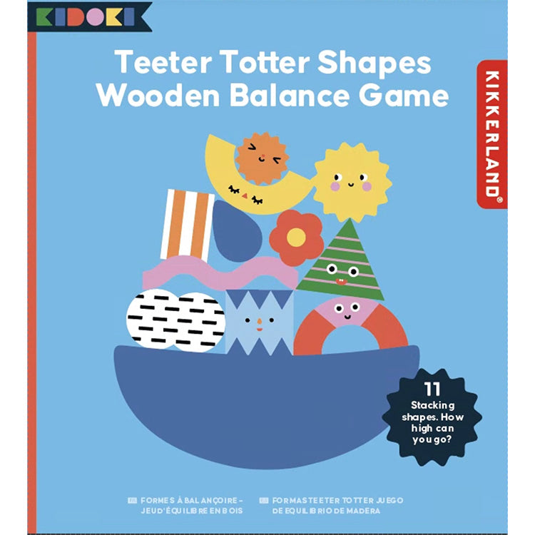 Teeter Totter Shape Wooden Balance Game - Moo Like a Monkey