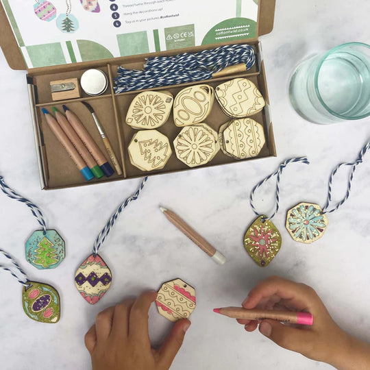 Cotton Twist | A Mindful Advent Calendar - Paint Your Own Decorations Kit