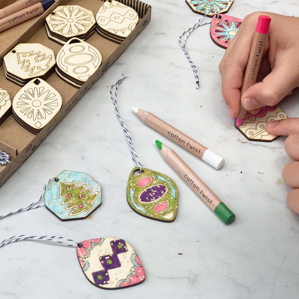 Cotton Twist | A Mindful Advent Calendar - Paint Your Own Decorations Kit