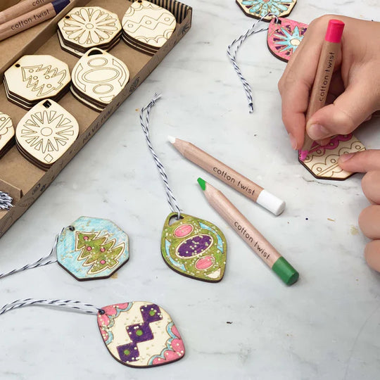 Cotton Twist | A Mindful Advent Calendar - Paint Your Own Decorations Kit