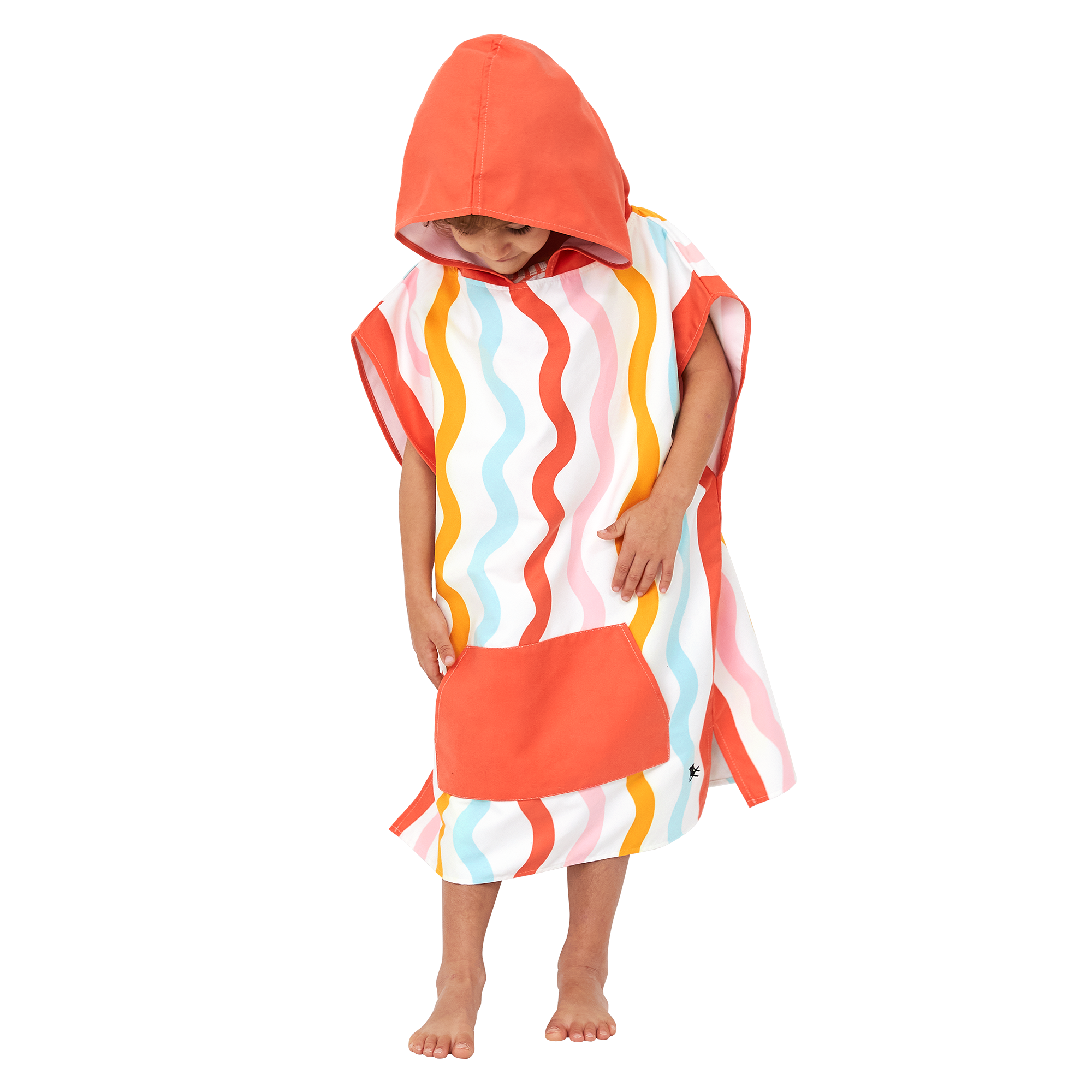 Dock and Bay Quick Dry Poncho | Squiggle (Kids) - Moo Like a Monkey