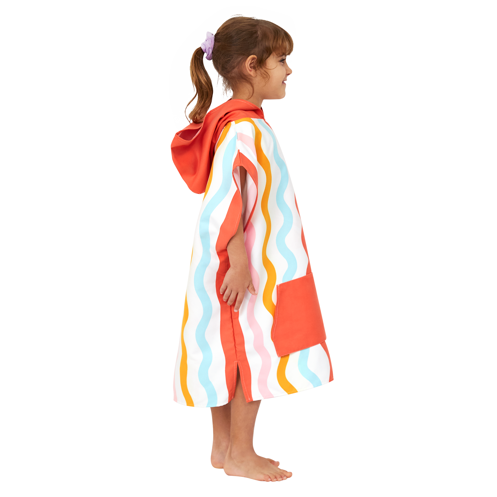 Dock and Bay Quick Dry Poncho | Squiggle (Kids) - Moo Like a Monkey