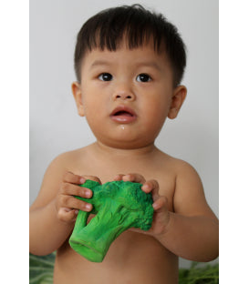 Natural Rubber Teether | Brucy the Broccoli