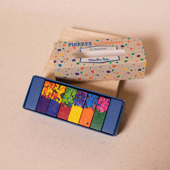 Multi-Coloured Wax Crayon Blocks