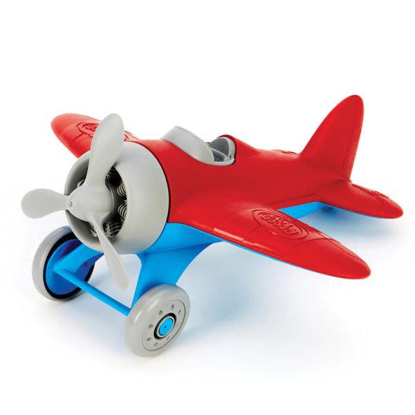 100% Recycled Plastic Red Airplane