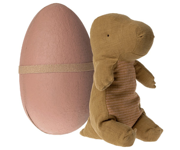Maileg | Gantosaurus in Egg | Medium - Dark Ochre
