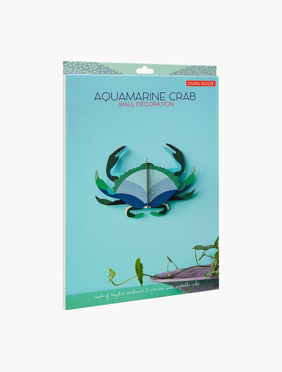 Studio Roof Wall Decoration | Aquamarine Crab - Moo Like a Monkey